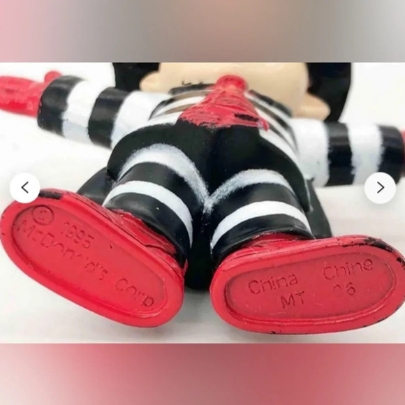 Vintage McDonald's 2.75" HAMBURGLAR PVC Toy Figure 1995 Happy Meal Burger Thief - Picture 6 of 10